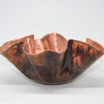 Curly Copper Bowl