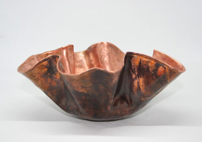 Curly Copper Bowl